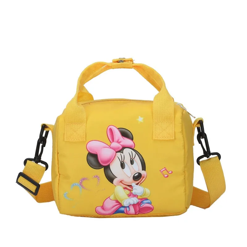 2021 New Disney Shoulder Bags Cartoons Mickey Mouse Nylon Bag Women Messenger Bag Cute Anime Fashion Handbag Gifts for Girls