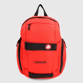 Airwalk Unisex Ny Skate Backpack Red/Black