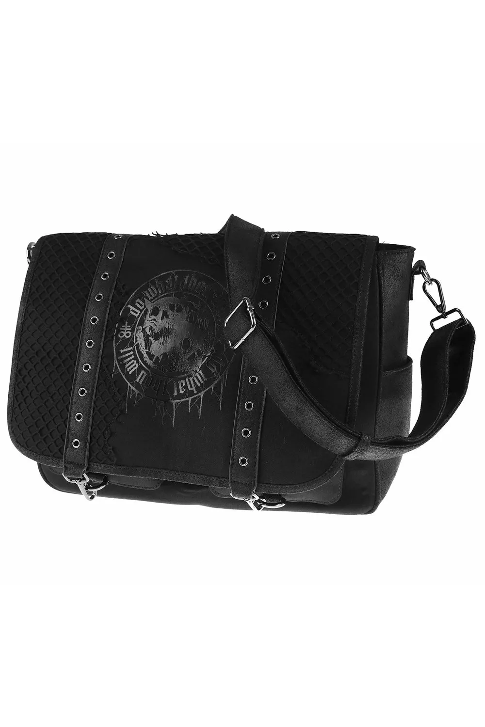 Allegiance Patch Messenger Bag