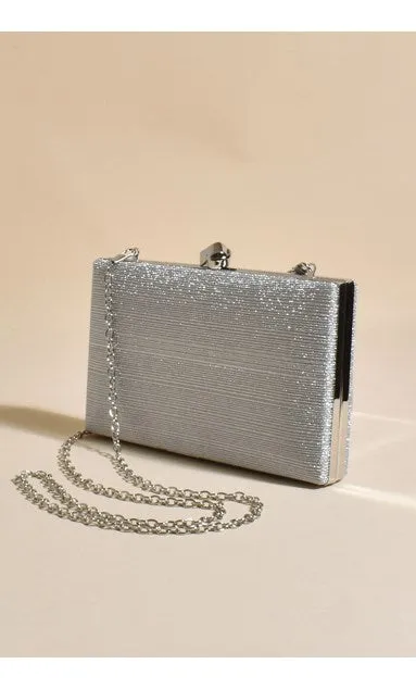 Anahi Clutch - Silver