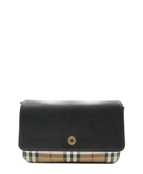 Archive Check Hampshire Crossbody Bag Black, Multicolor