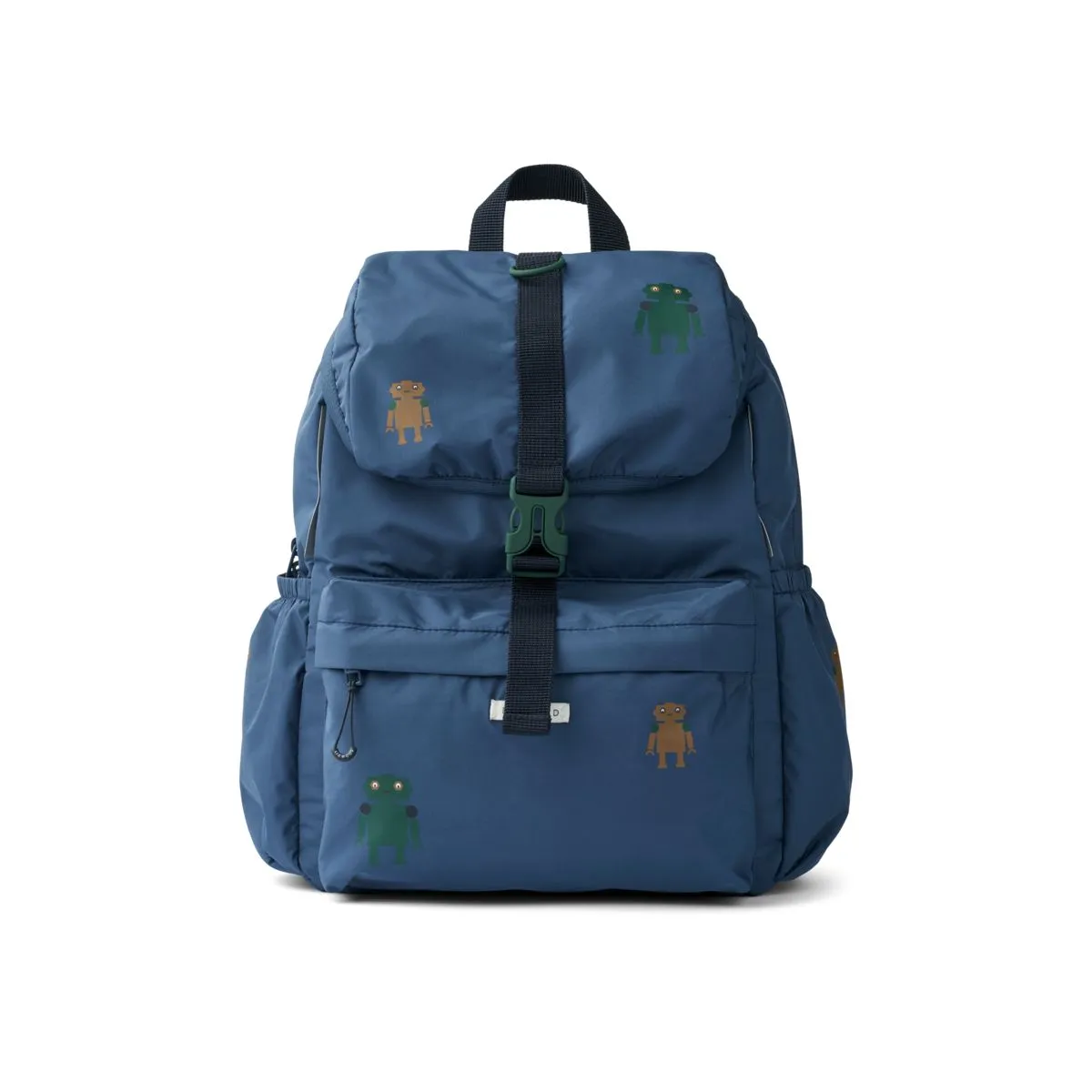 Backpack - Christine - Robots/Indigo Blue