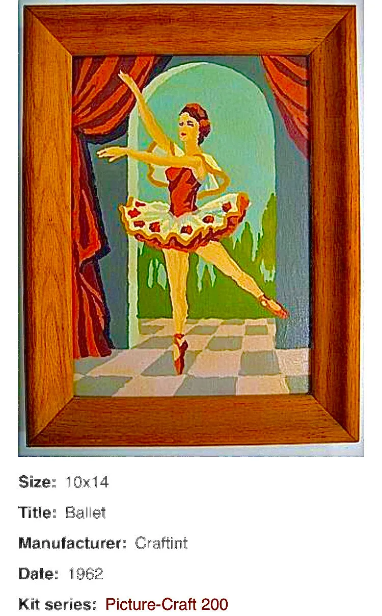 Ballerina Ballerina Beauty,  Paint by Numbers Kits