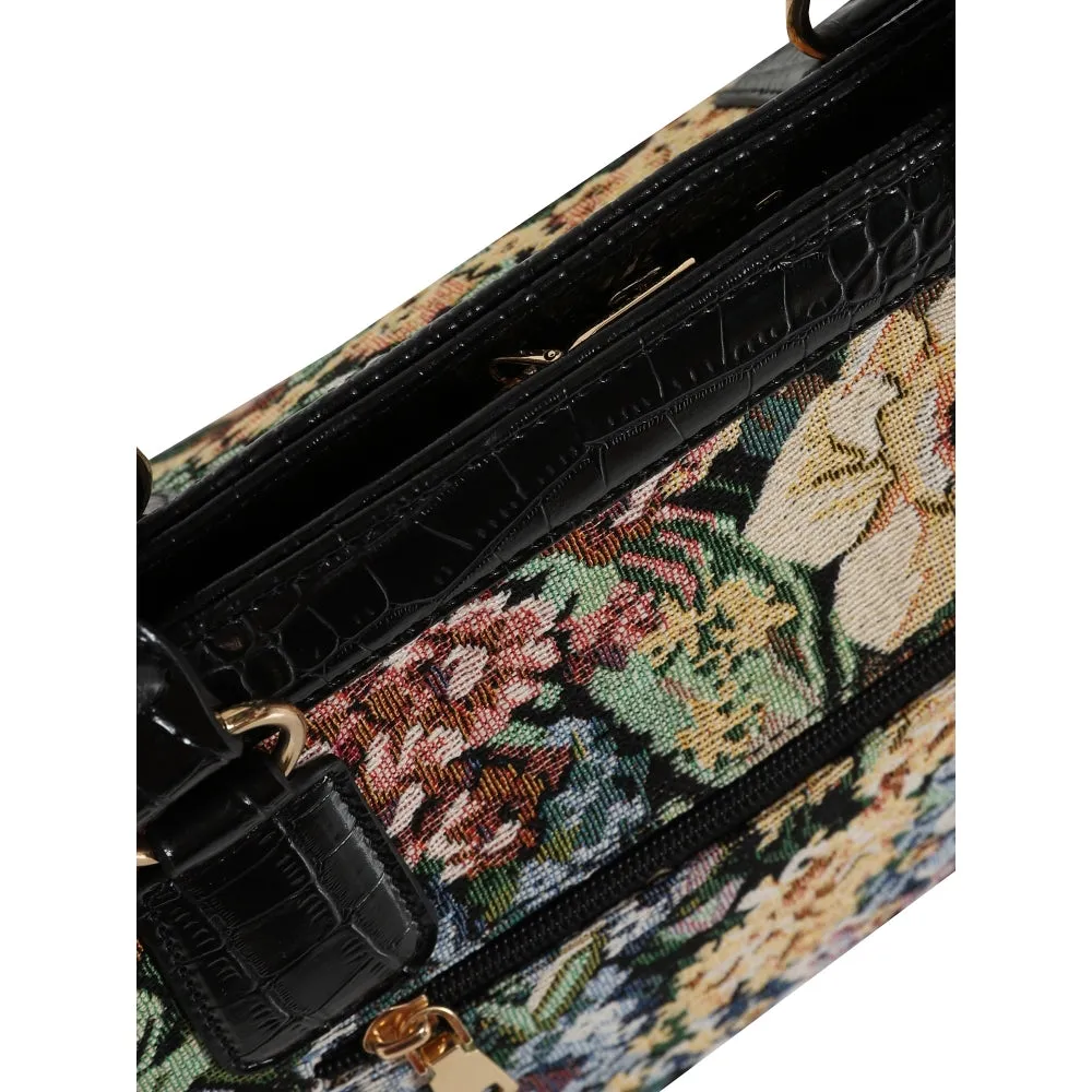 Beth Rococo Floral Handbag Purse