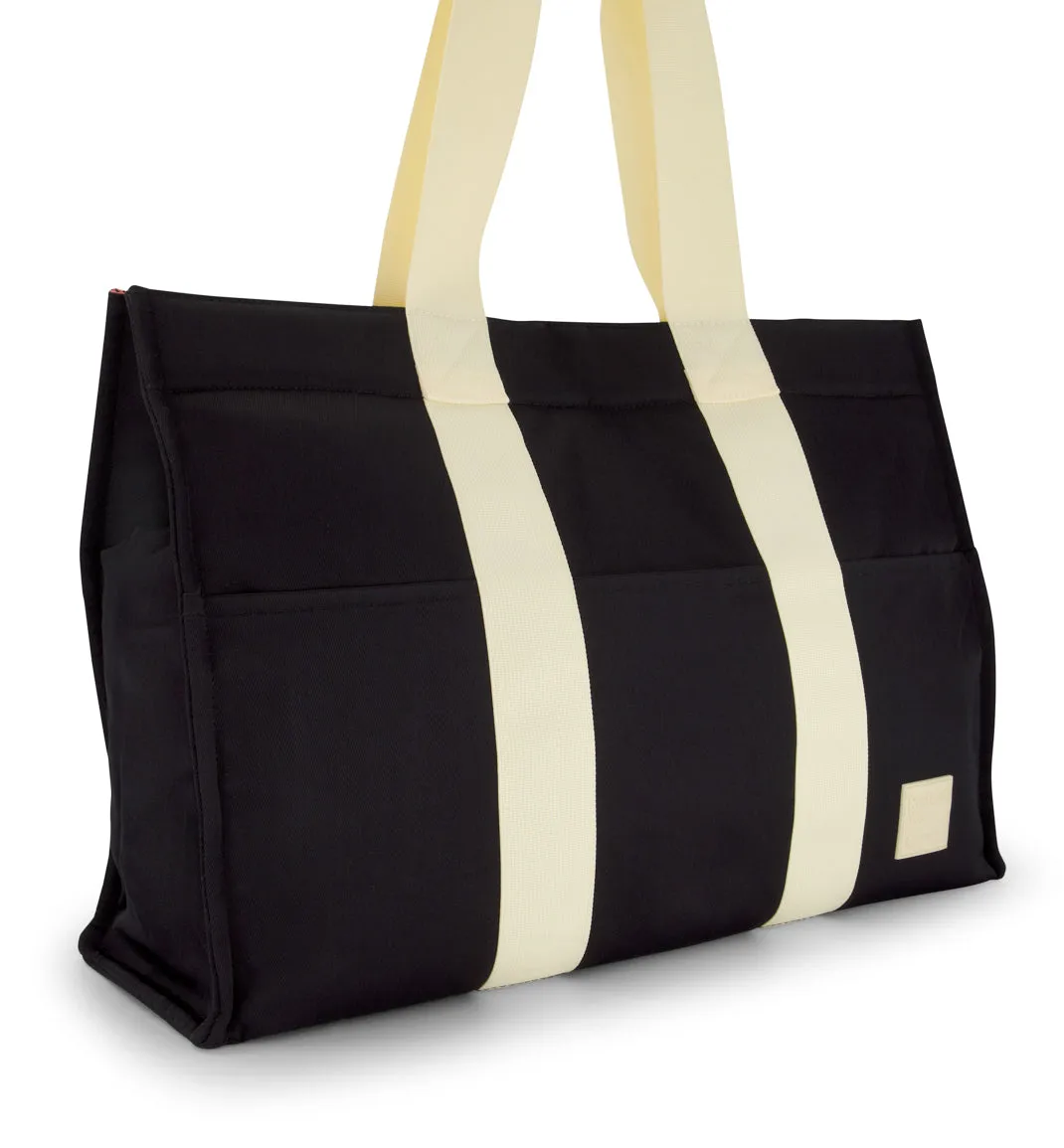 Big Time Tote | Black and Milk