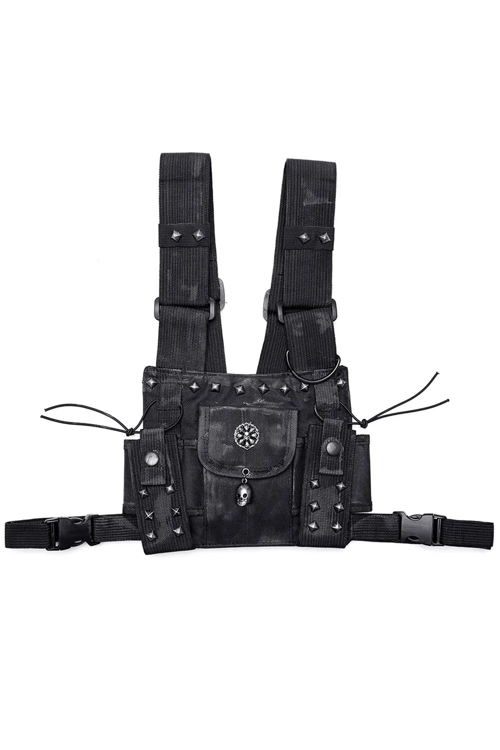 Black Apocalypse Chest Harness Bag