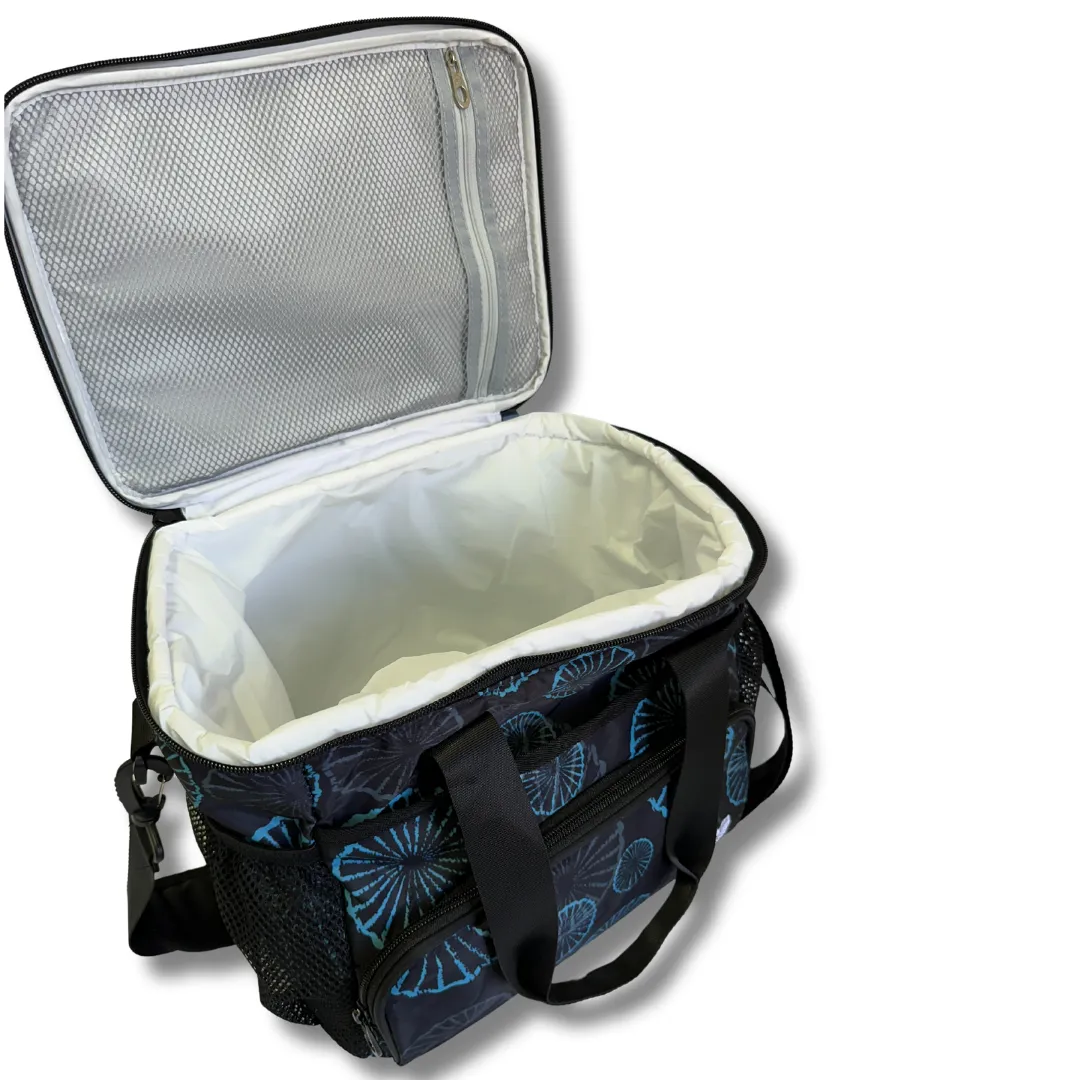 Black Opihi Bombucha Collapsible Lunch Cooler Bag