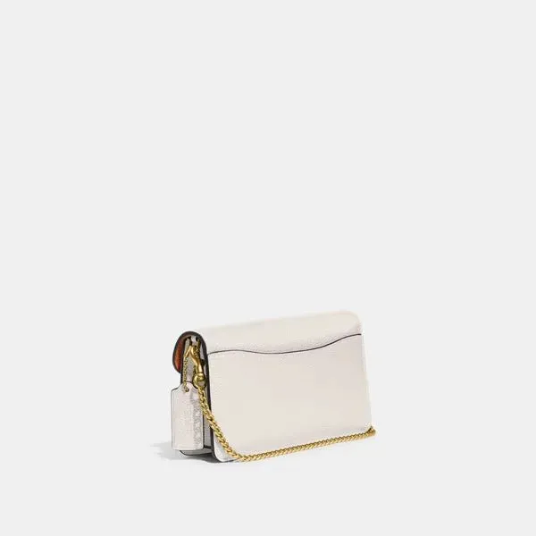 BOLSA COACH TABBY CHAIN CLUTCH CHALK