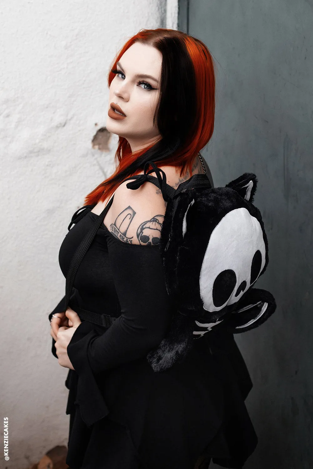 Bony Bat Plush Backpack