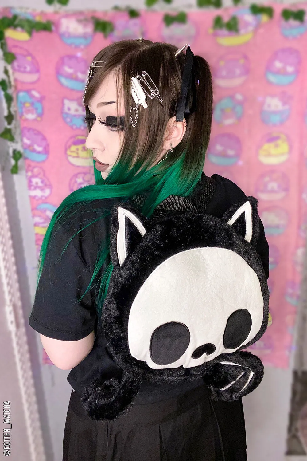 Bony Bat Plush Backpack