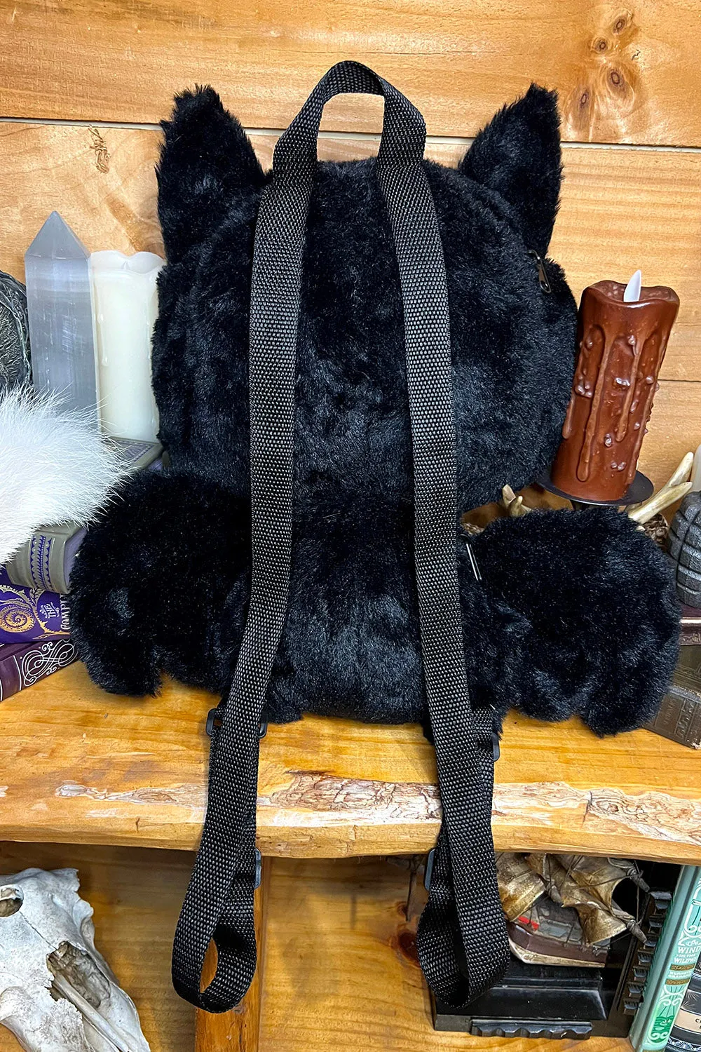 Bony Bat Plush Backpack