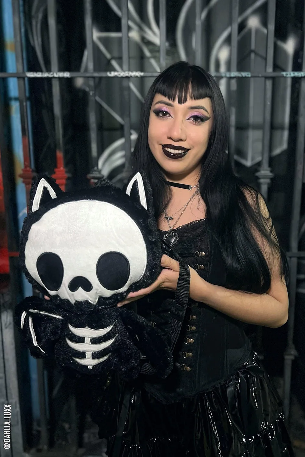 Bony Bat Plush Backpack