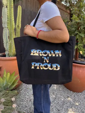 Brown'N Proud Tote - Black