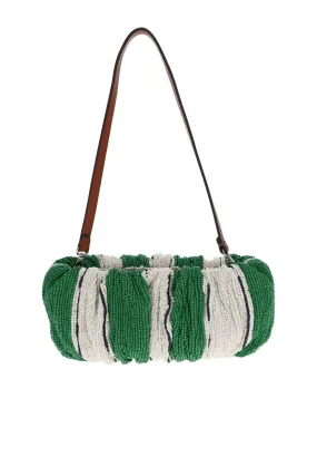 Bungalow Stripe Beaded Bean Bag