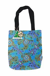 Bush Tucker Gathering Cotton Tote Bag Small