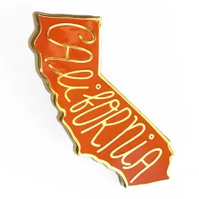 California Enamel Pin