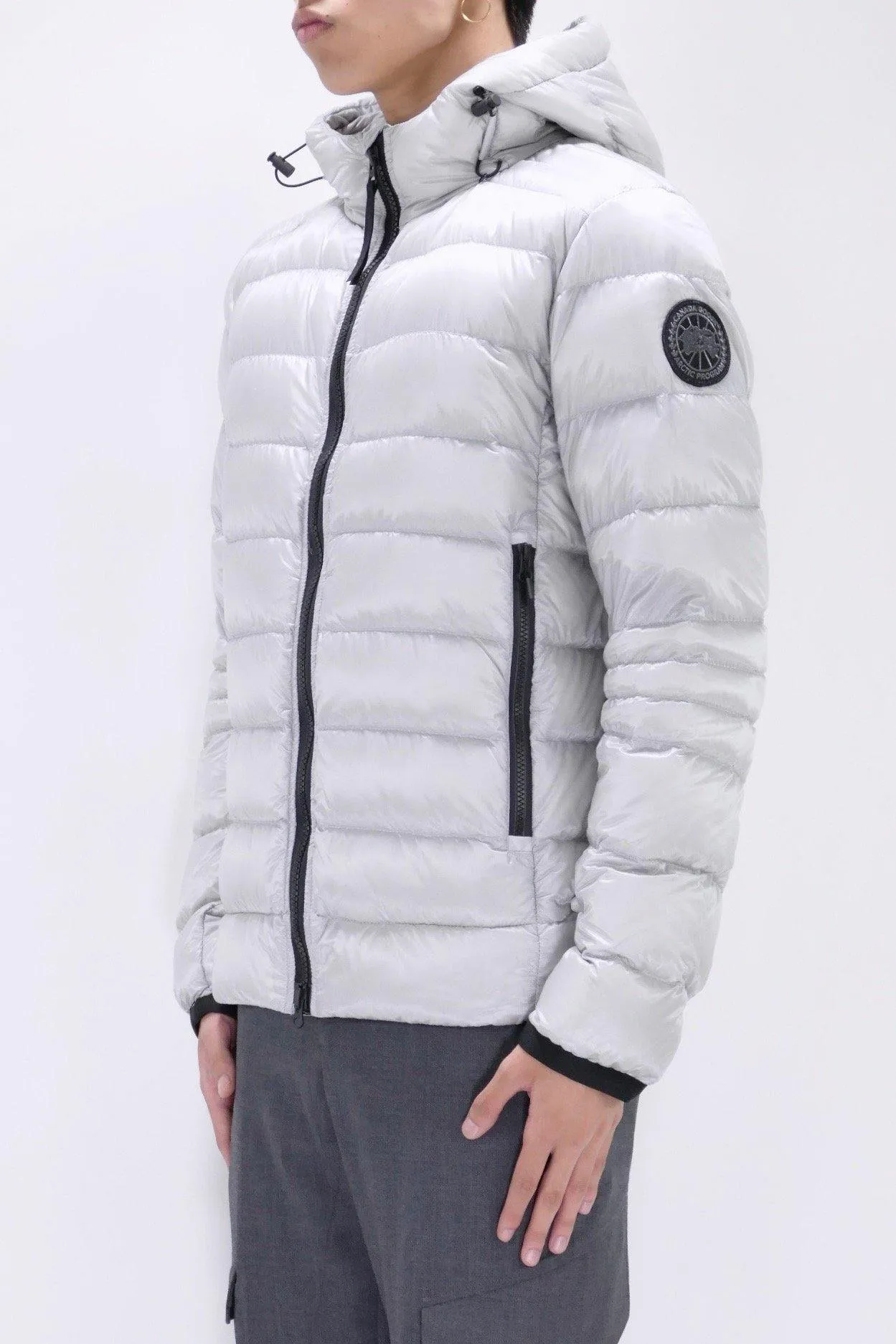 Canada Goose Mens Lite Hoody Crofton Black Label - Silverbirch