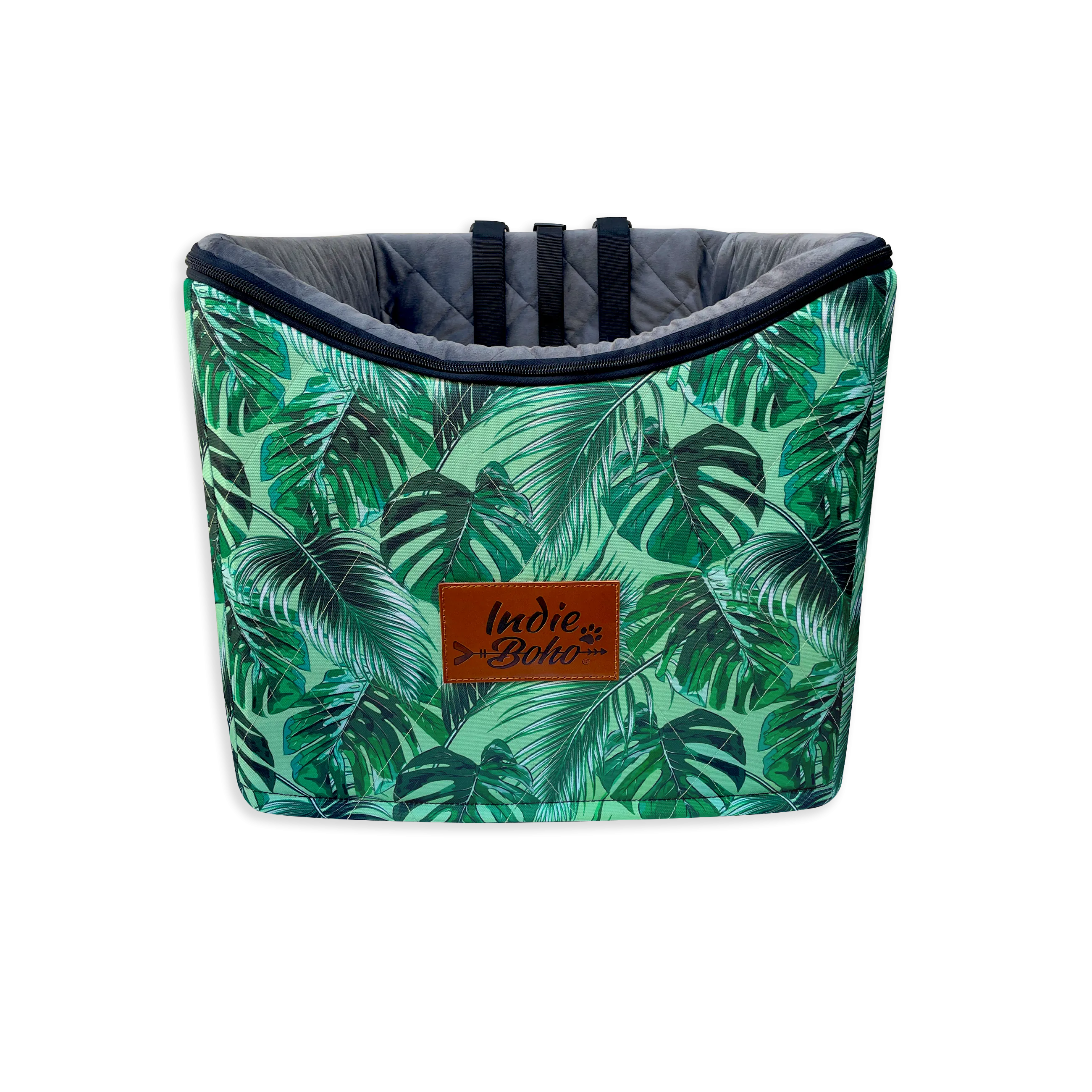 Car Pet Booster Seats SINGLE Size  - Tropical Leaves