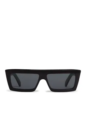 CELINE MONOCHROMS 02 SUNGLASSES IN BLACK ACETATE