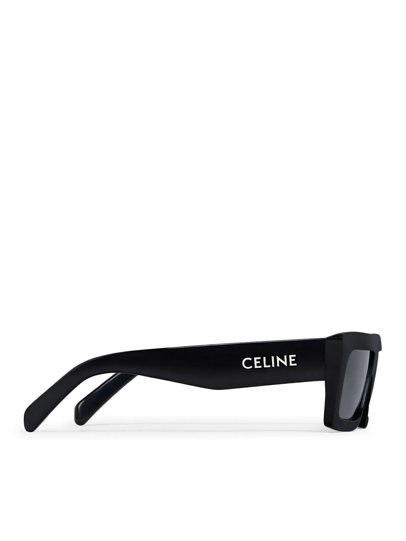 CELINE MONOCHROMS 02 SUNGLASSES IN BLACK ACETATE