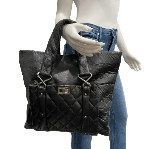 Chanel Lambskin Quilted 8 Knots Tote