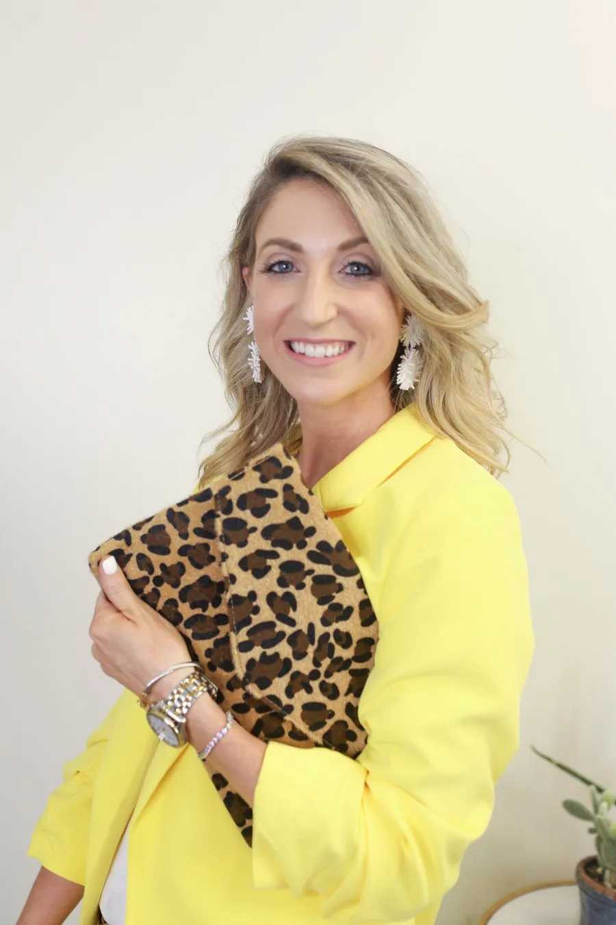 Chic Leopard Envelope Clutch