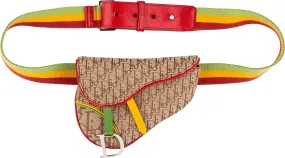 Christian Dior Rasta Saddle Belt Bag