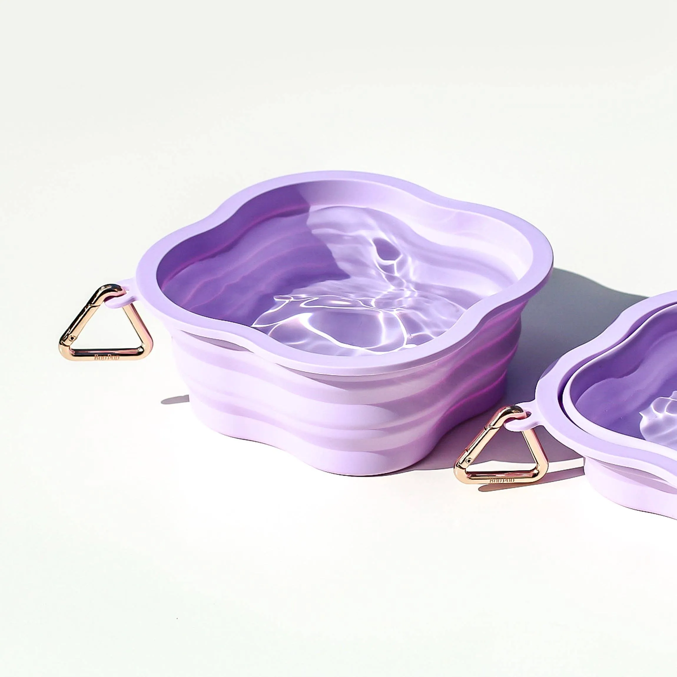 Collapsible Water Bowl Silicone BPA Free | Lilac