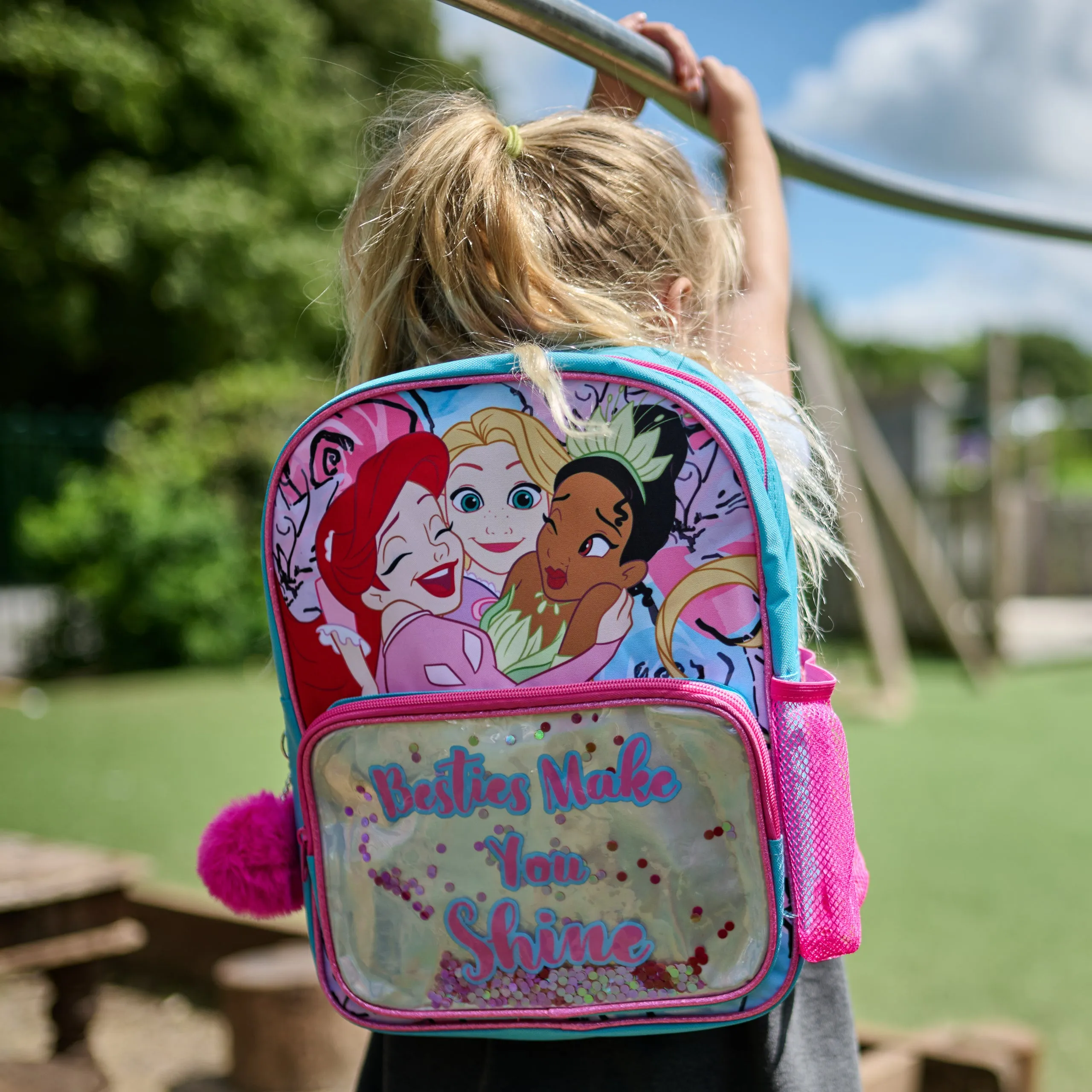 Disney Princess Backpack With Pompom