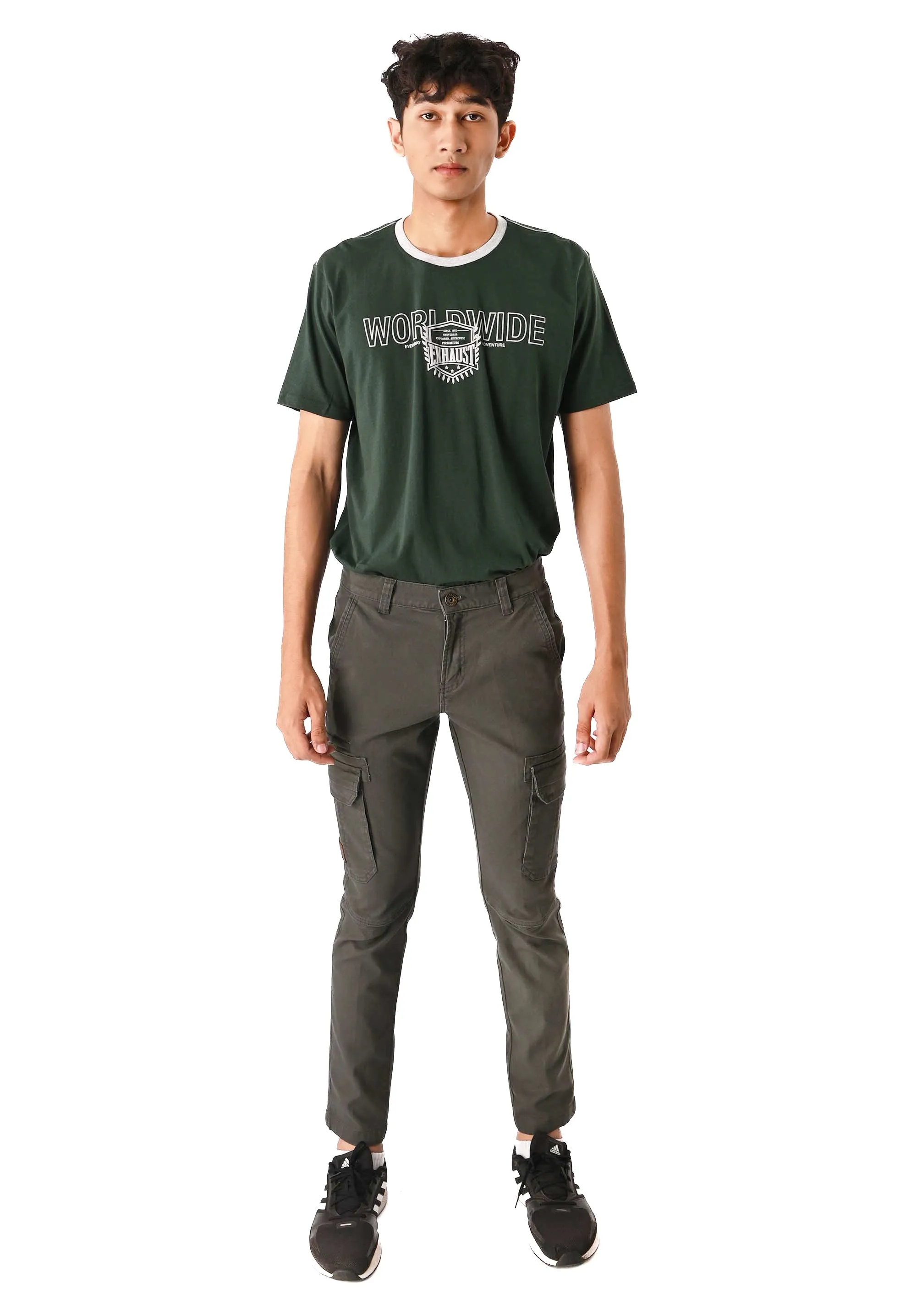 EXHAUST CARGO LONG PANTS [SLIM FIT] 1589