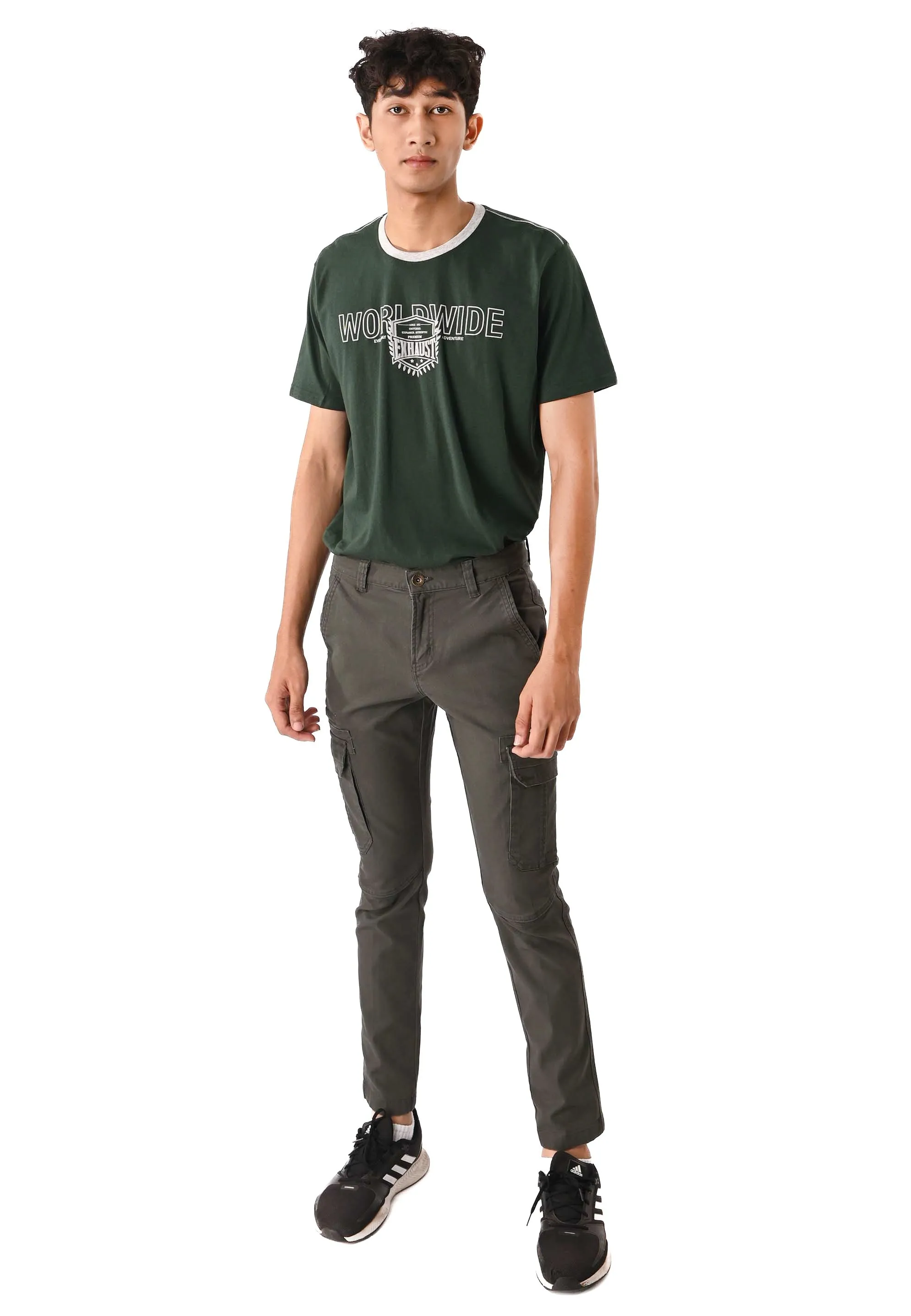 EXHAUST CARGO LONG PANTS [SLIM FIT] 1589