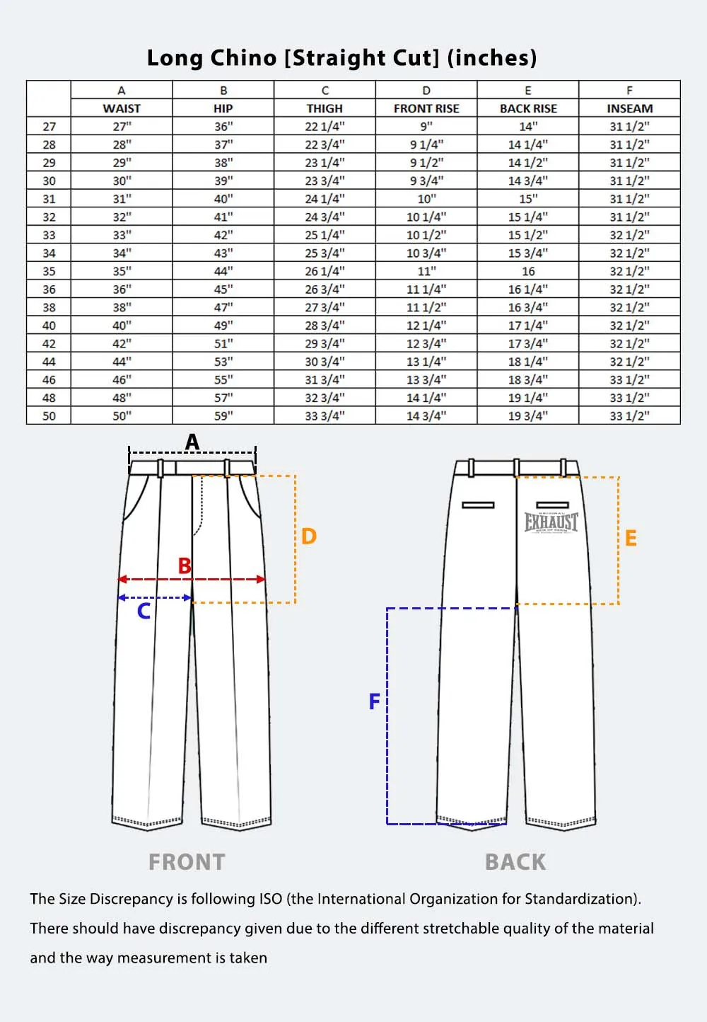 EXHAUST CHINO LONG PANTS [STRAIGHT CUT] 1757