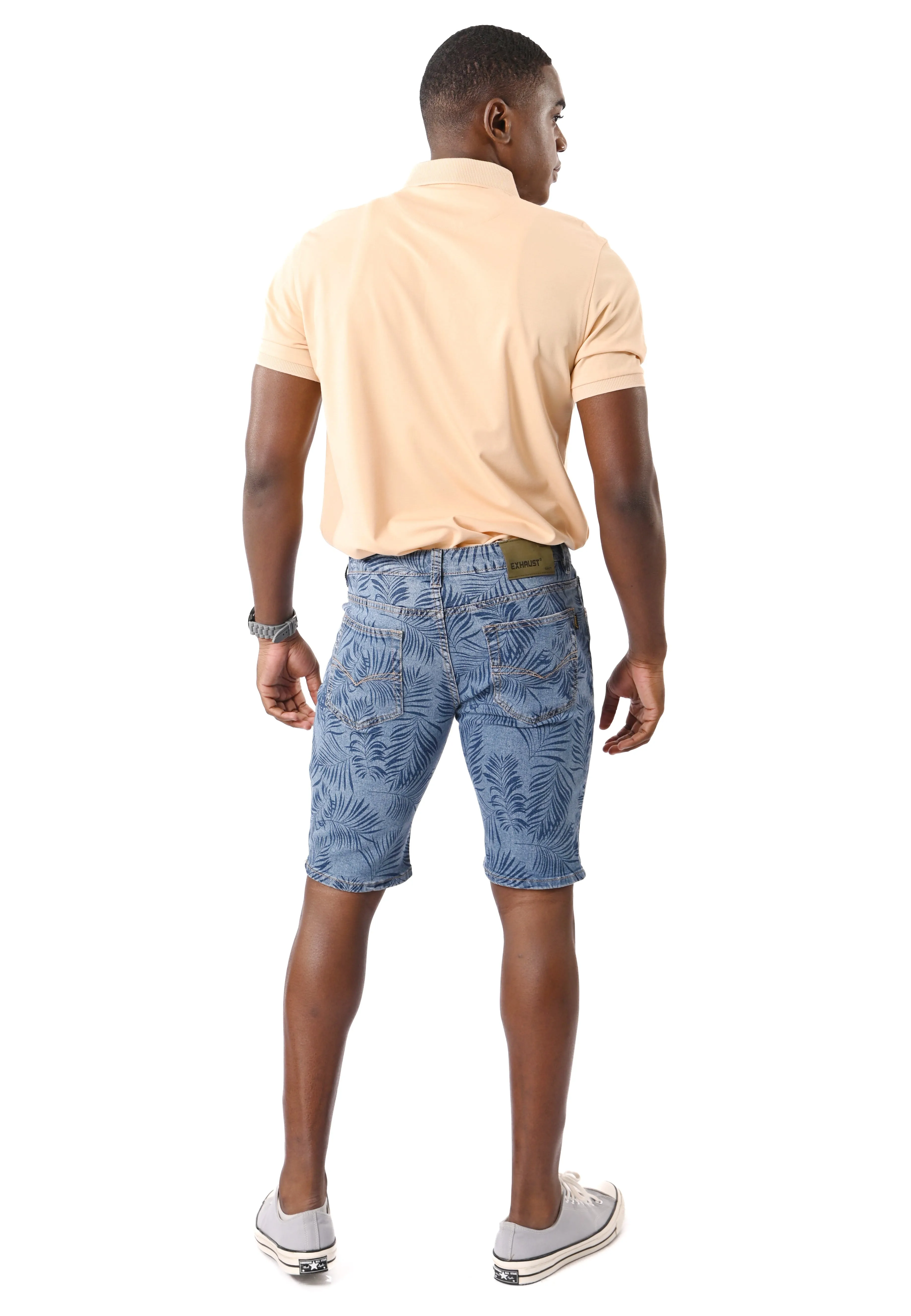 EXHAUST JEANS SHORT PANTS [SLIM FIT] 1556