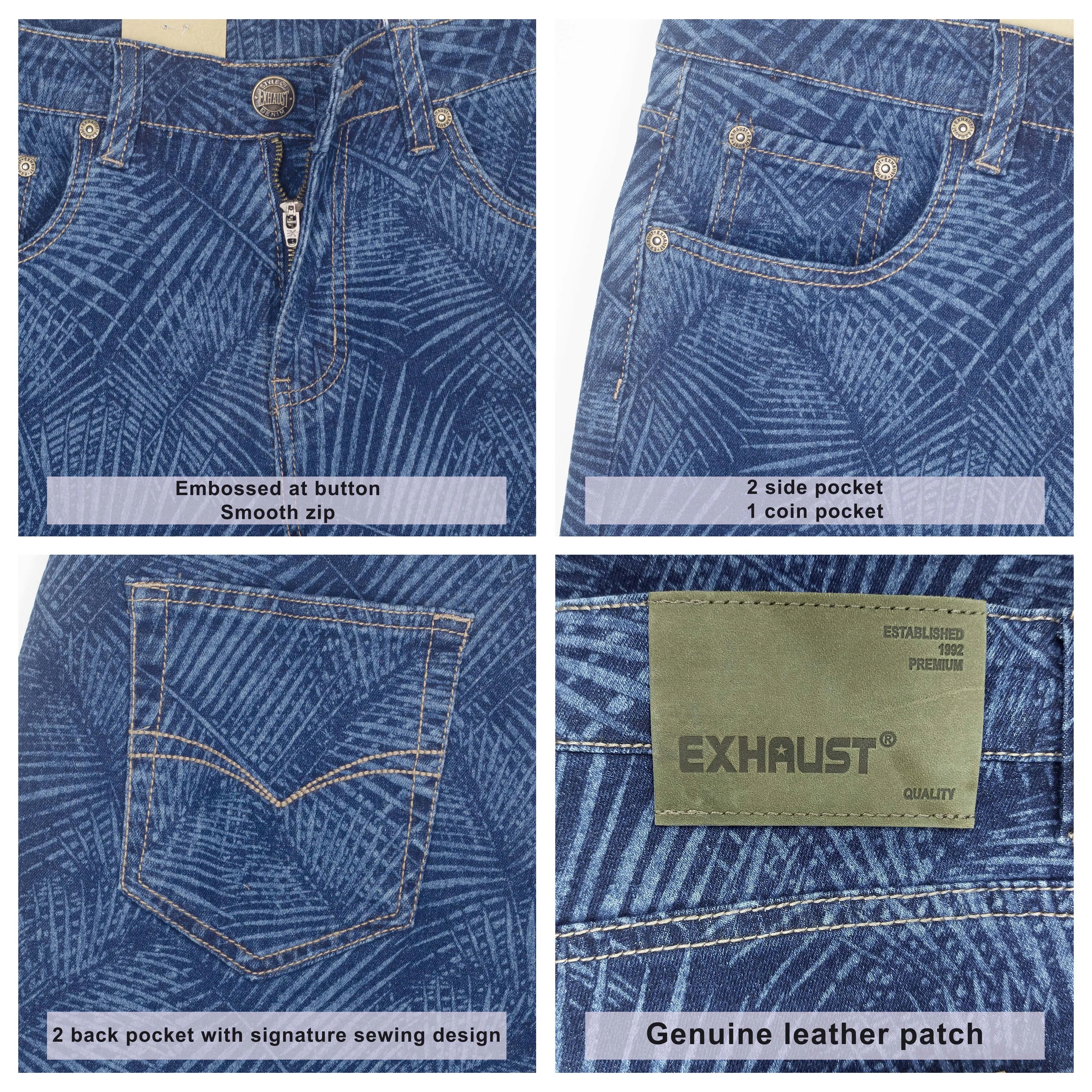 EXHAUST JEANS SHORT PANTS [SLIM FIT] 1556