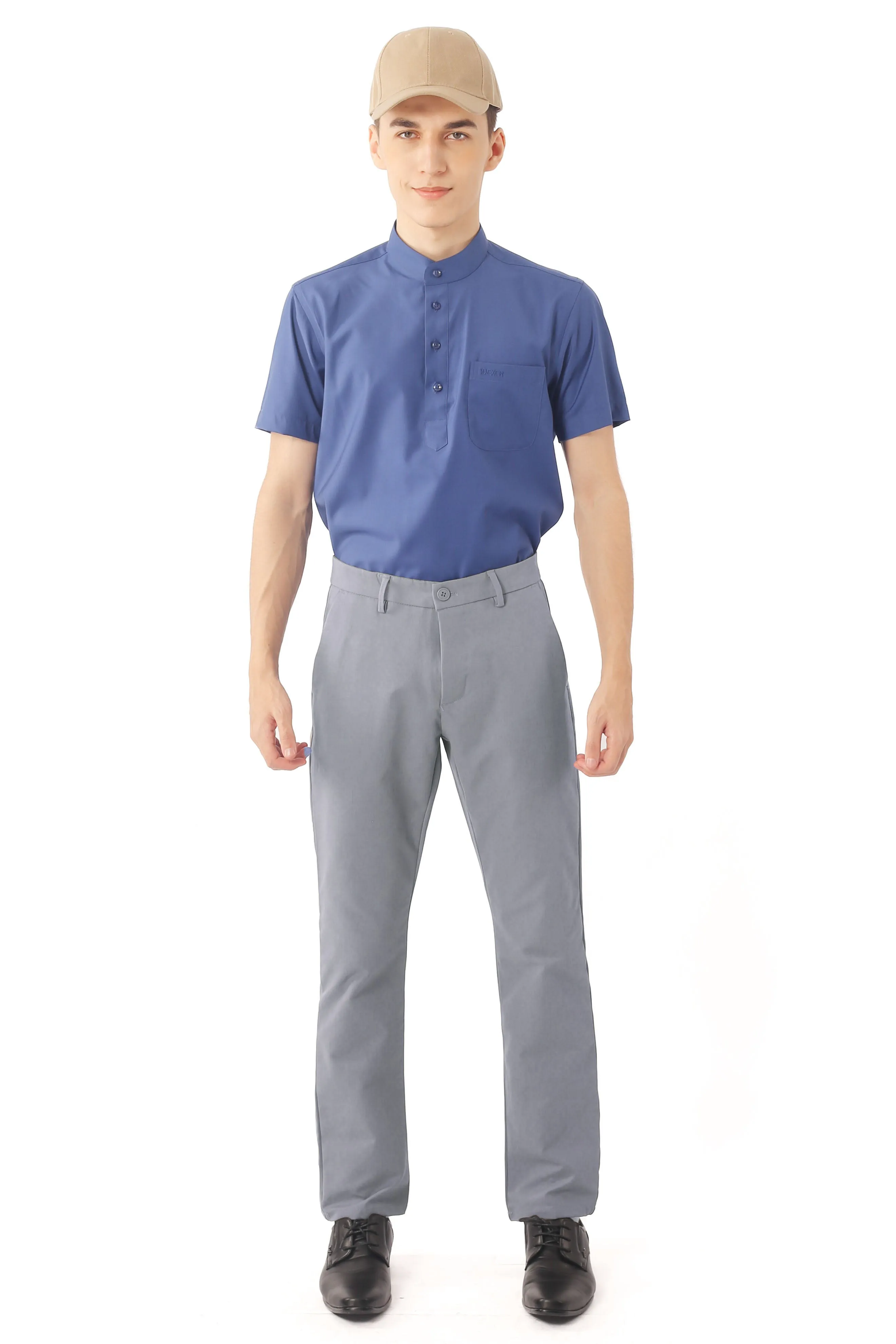 EXHAUST MEN'S SLACK LONG PANTS [SLIM FIT] 1642