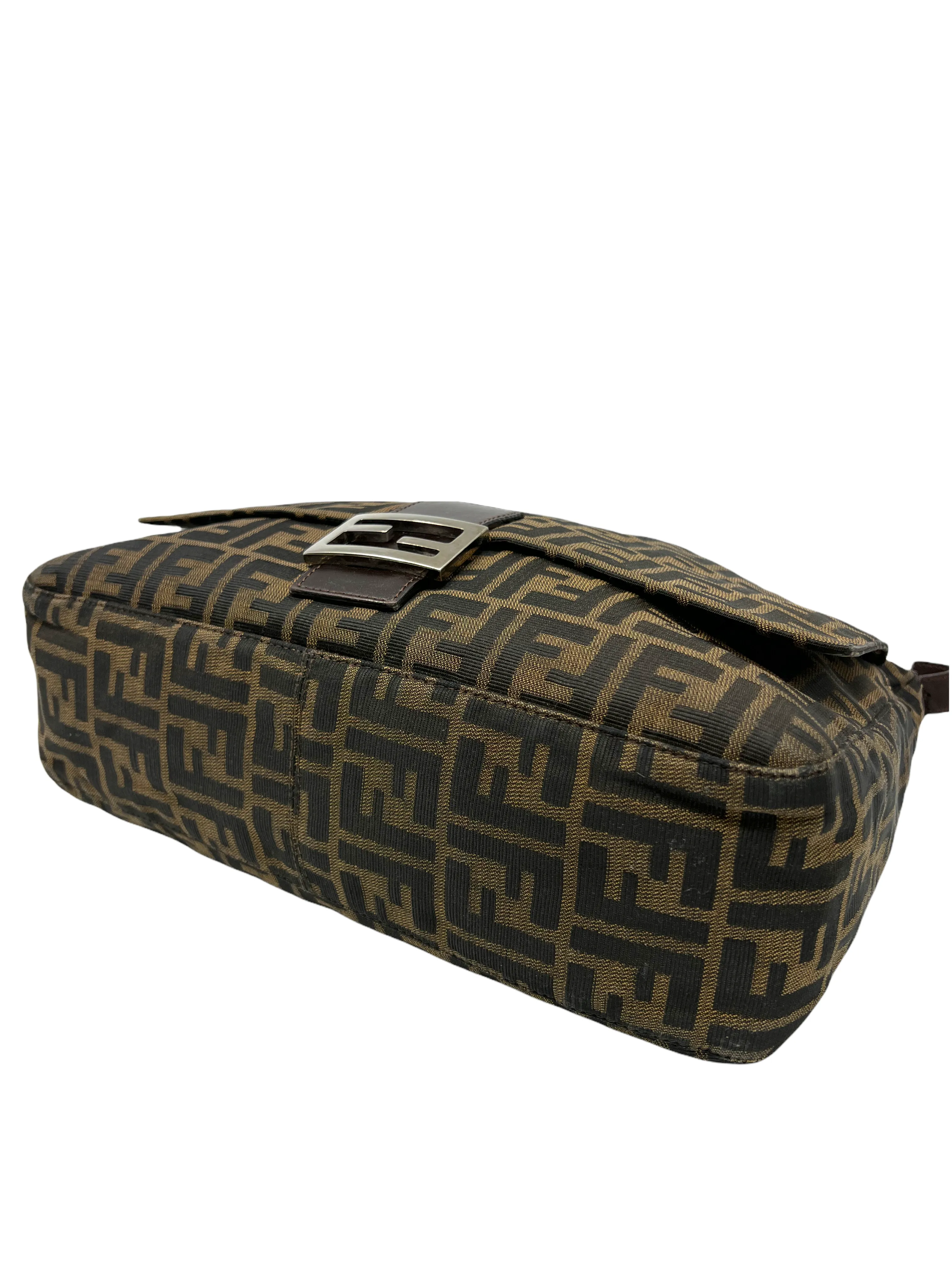 Fendi Zucca Canvas Big Mama Baguette