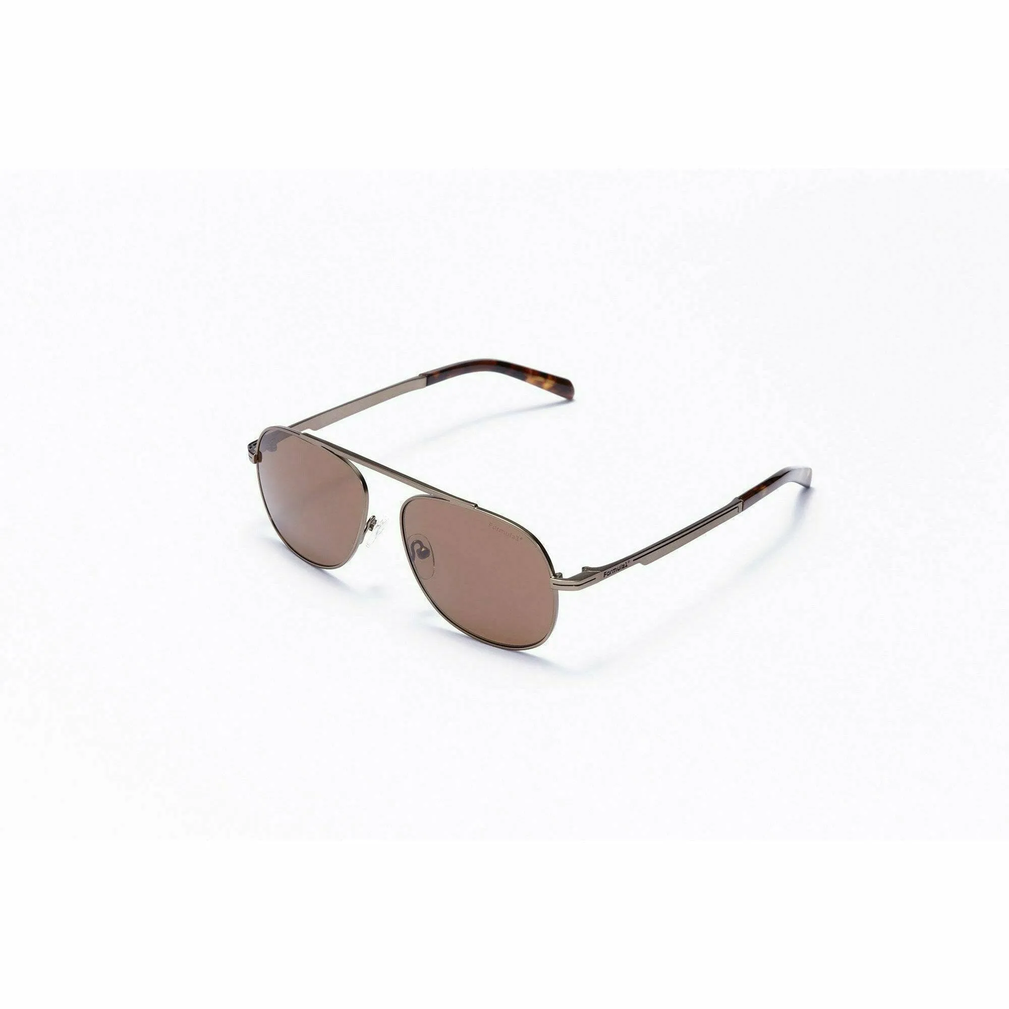 Formula 1 Eyewear Red Collection Blind Curve Satin Light Gold Unisex Sunglasses-F1S1004