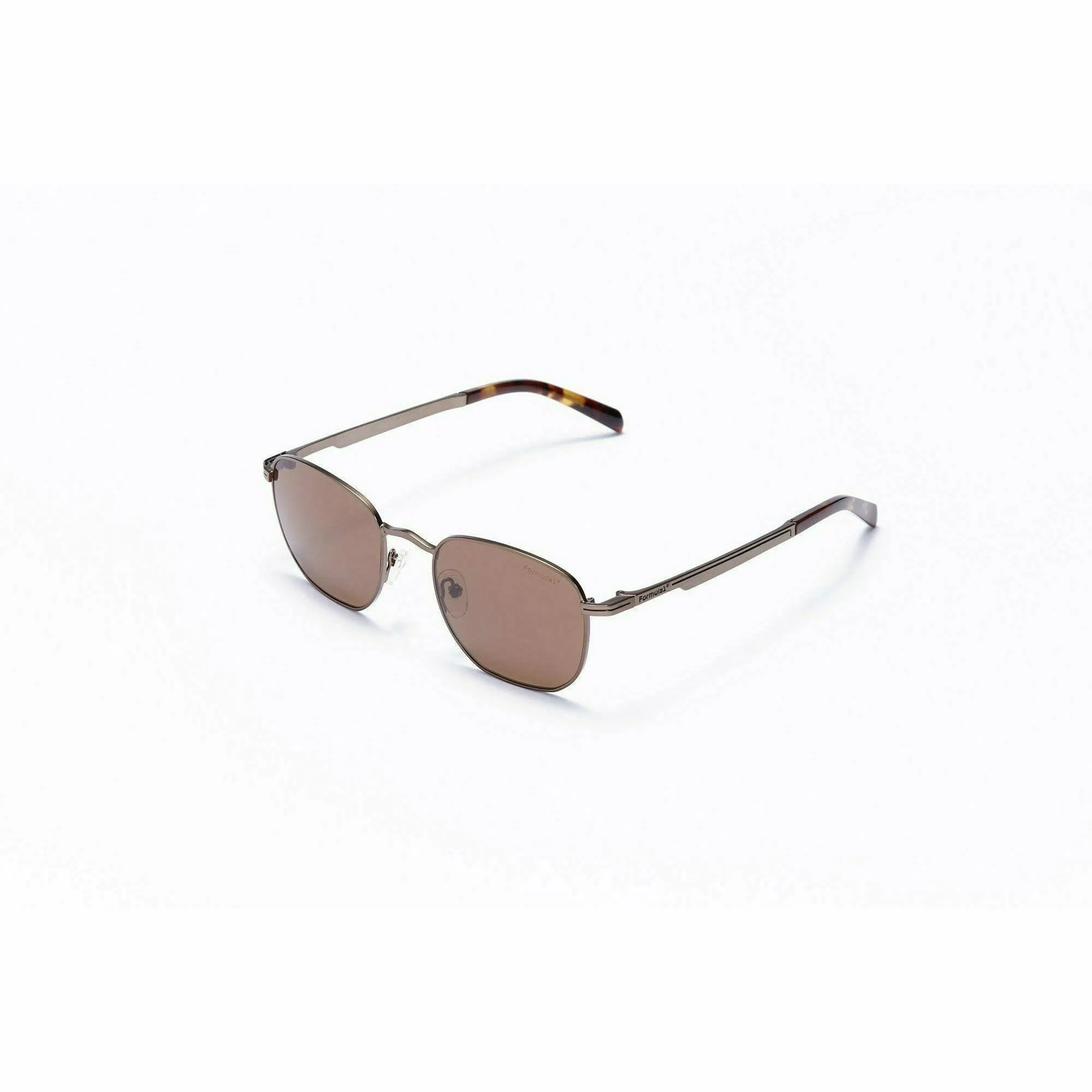 Formula 1 Eyewear Red Collection On The Marbles Satin Light Gold Unisex Sunglasses-F1S1008