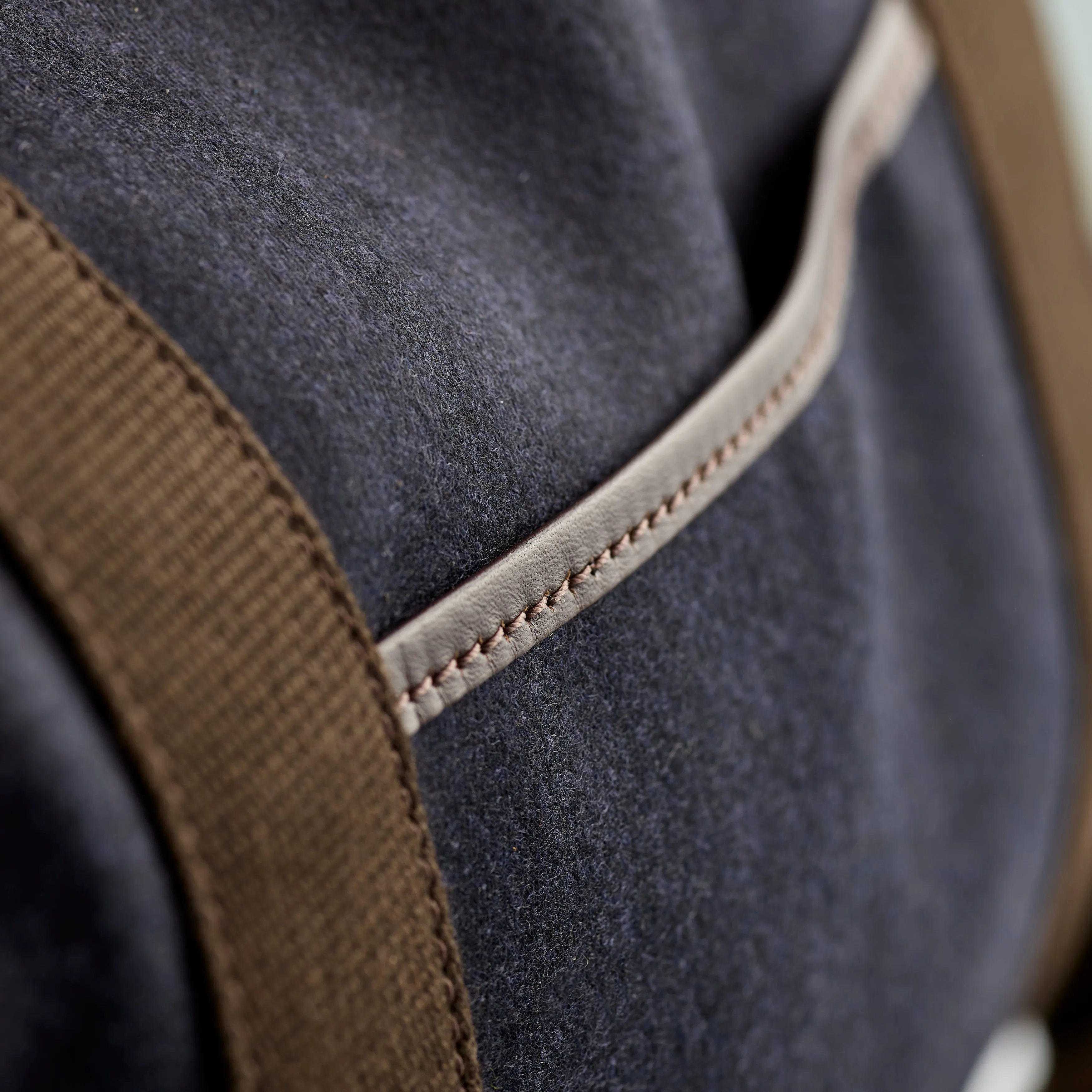 Fox Covert Cloth Navy Explorer Bag