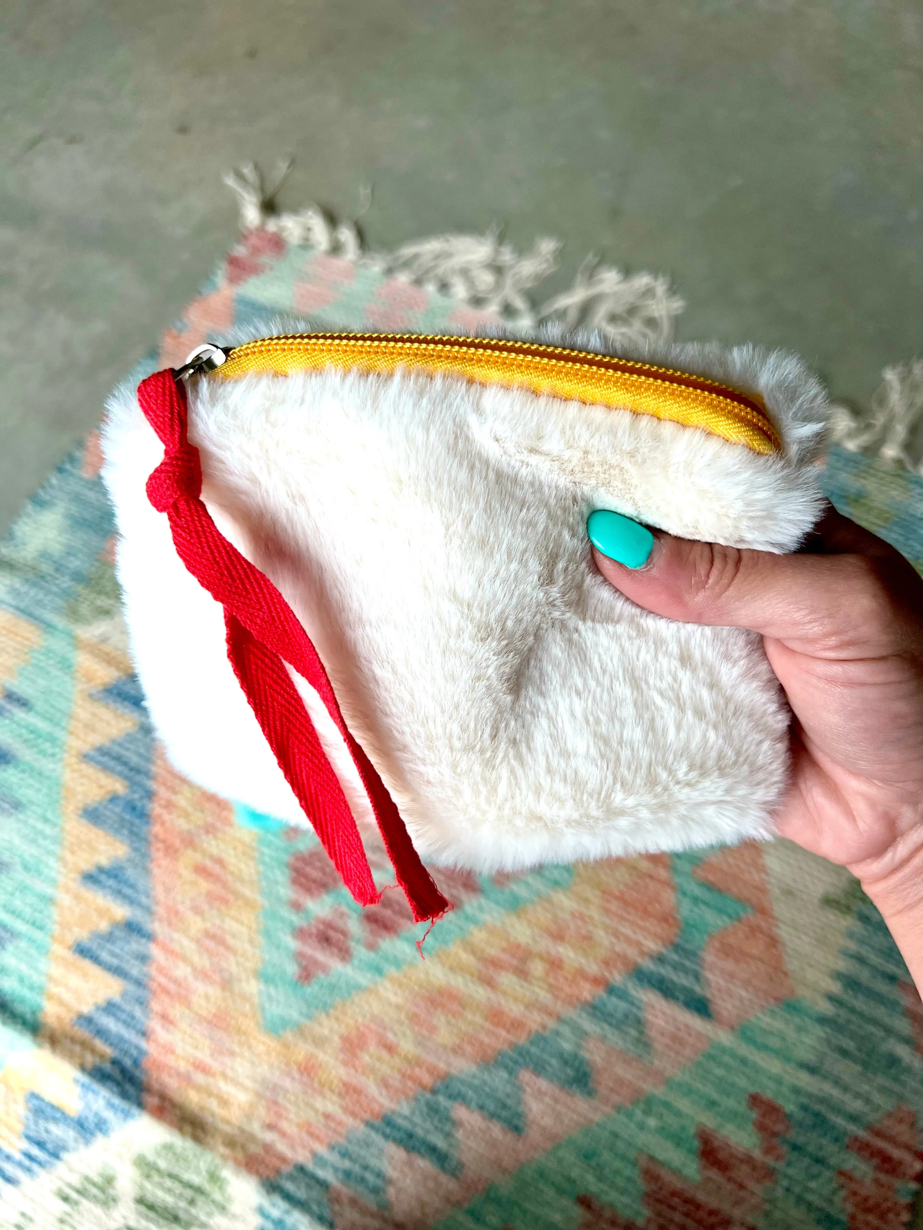 Fuzzy Coin Pouch