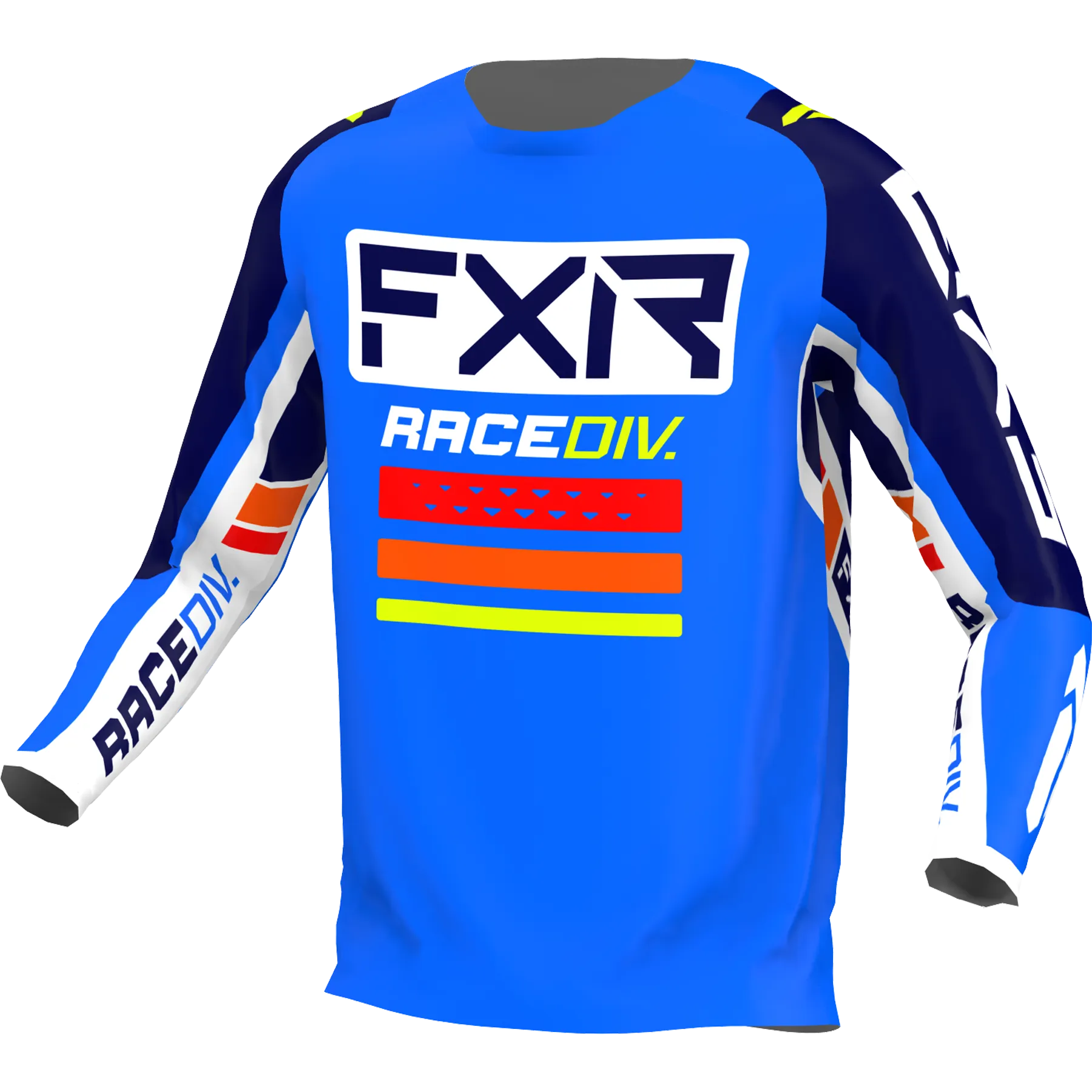 FXR Youth Clutch Pro MX Jersey Cobalt Blue/White/Navy