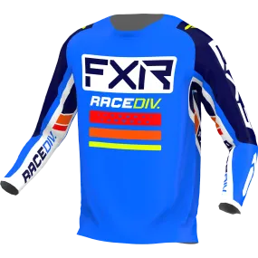 FXR Youth Clutch Pro MX Jersey Cobalt Blue/White/Navy