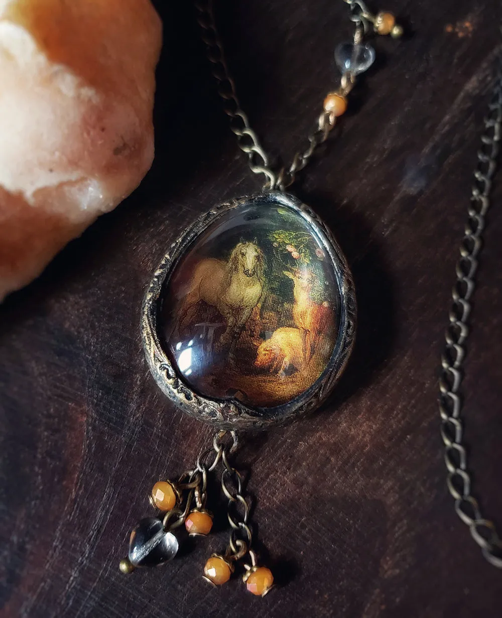 Garden of Eden Pictorial Shrine Amulet