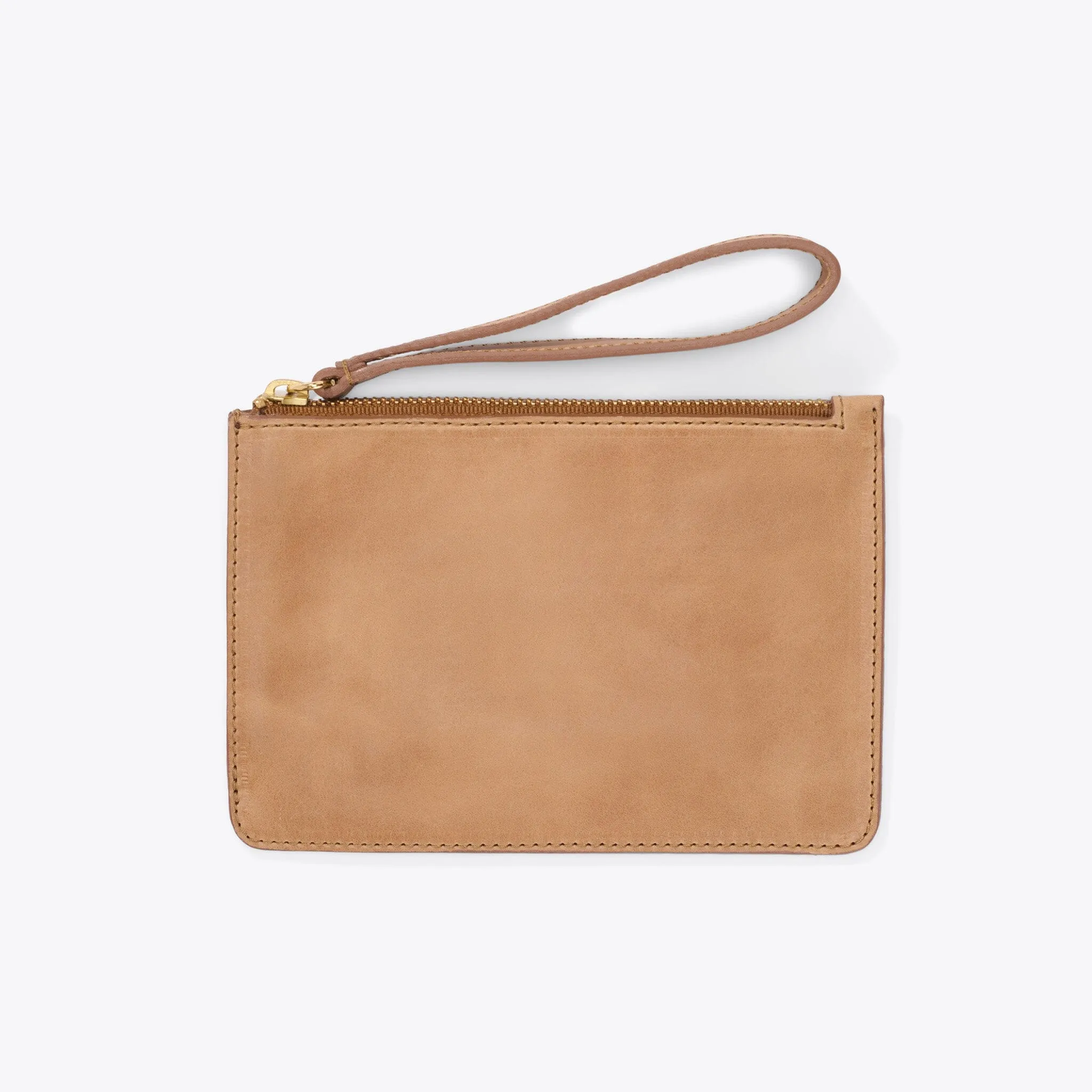 Go-To Wristlet Clutch Almond