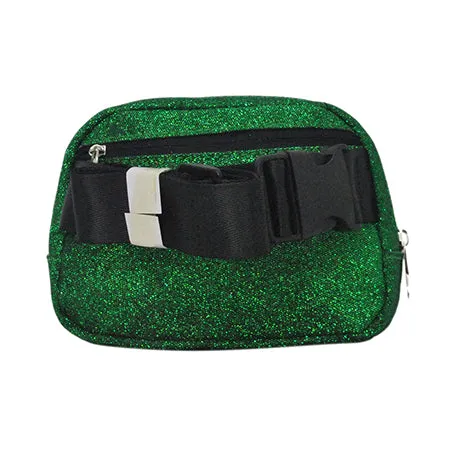 Green Glitter NGIL Belt Bag