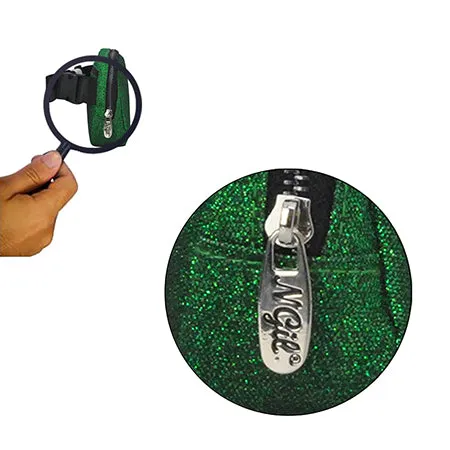 Green Glitter NGIL Belt Bag