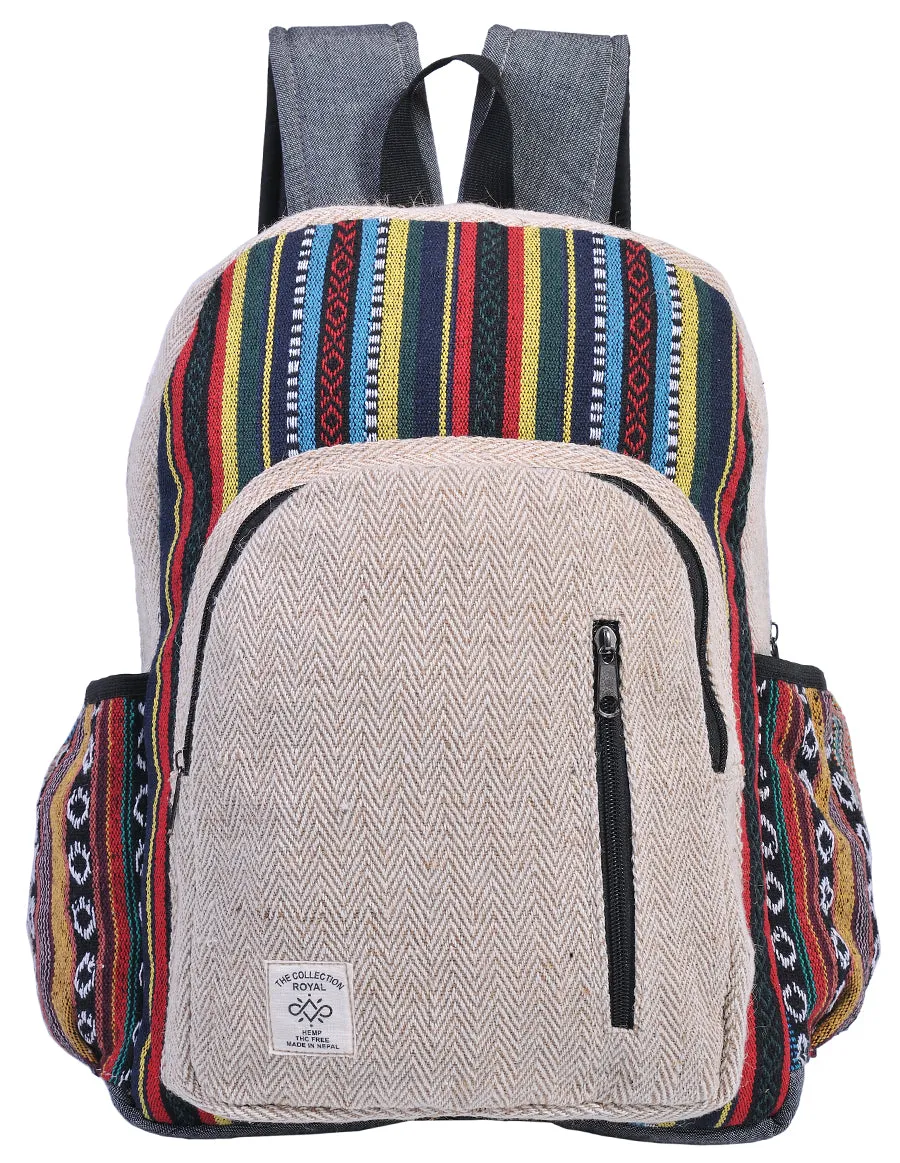 Hippie Boho Hemp Cotton Daypack Backpack Gheri