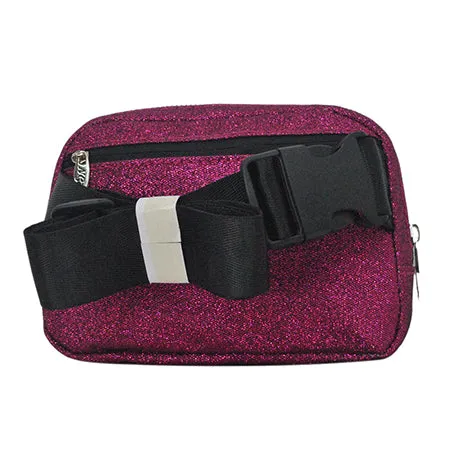 Hot Pink Glitter NGIL Belt Bag