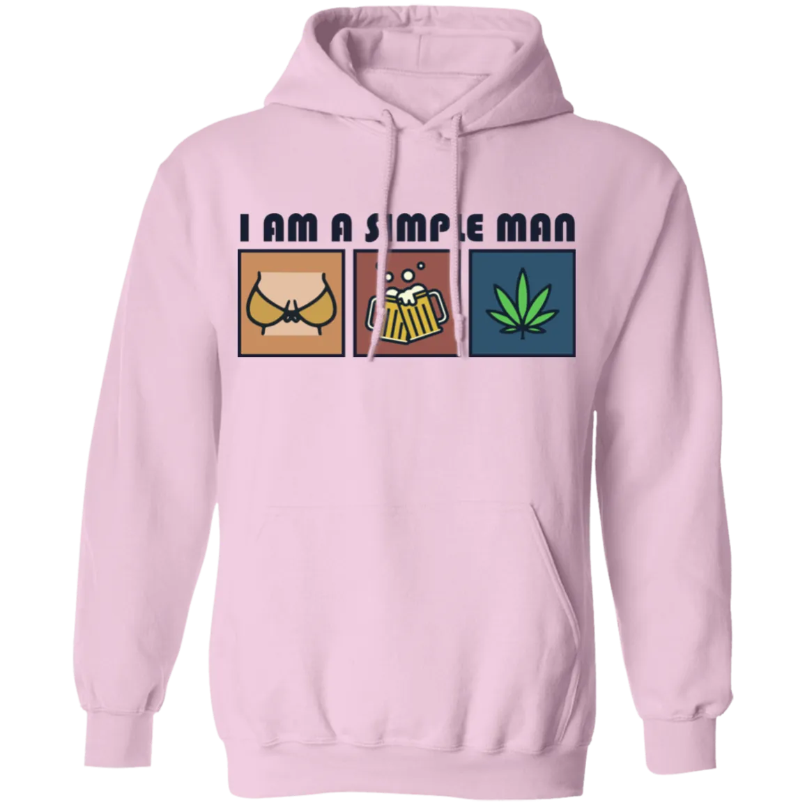 I Am Simple Man Weed Hoodie