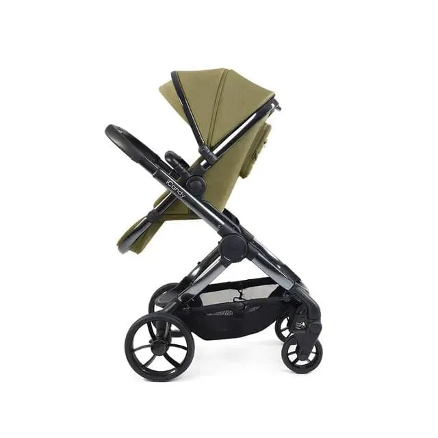 iCandy Peach 7 Cybex Cloud T Plus Complete Travel System Bundle - Olive